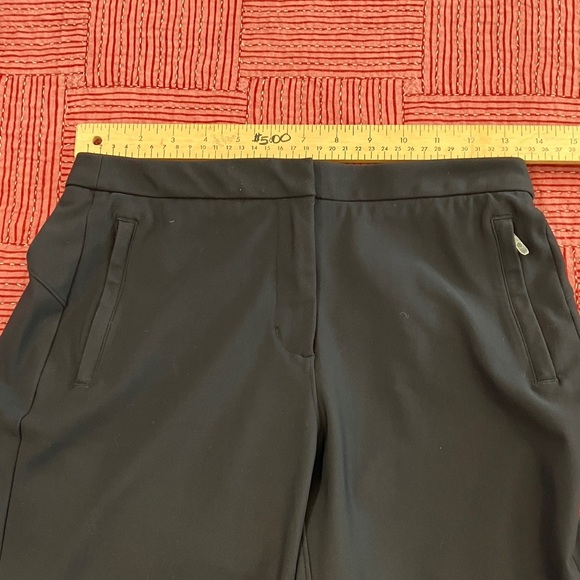 lululemon athletica women’s size W27L27 Black Straight Leg Pants - lovely fabric - Picture 10 of 15